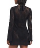 Women's Crochet Plunge-Neck Cover-Up Dress, Created for Macy's