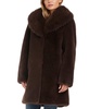 Women's Faux Fur Shawl Collar Coat