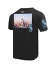 Men's Black Seattle Mariners Cityscape T-Shirt