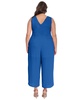 Plus Size Sleeveless Sarong-Tie Jumpsuit