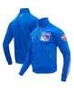 Men's Blue New York Rangers Classic Chenille Full-Zip Track Jacket