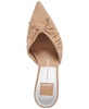 Women's Kairi Pleated Pointed-Toe Mule Pumps