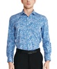 Men's Slim-Fit Paisley Dress Shirt