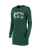 Women's Green Michigan State Spartans 2-Hit Sweatshirt Dress