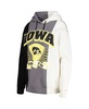 Women's Black Iowa Hawkeyes Hall of Fame Colorblock Pullover Hoodie