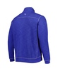 Men's Royal Los Angeles Dodgers Tobago Bay Tri-Blend Quarter-Zip Sweatshirt