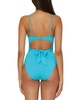 Women's Garden Of Eden 3D Flower Tie-Trim One-Piece Swimsuit