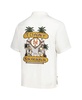 Men's White New York Mets Pitcher's Paradiso Button-Up Camp Shirt