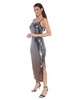 Women's Ombre Sequin Maxi Slip Dress