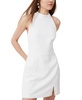 Women's Whisper Racer-Neck Mini Dress