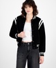 Women's Varsity Striped Bomber Jacket