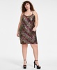 Trendy Plus Size Sequined Mini Dress, Created for Macy's