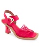 Women's Crew Buckle Strap Kitten Heel