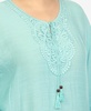 Plus Size Sheer Embroidered Knee Length Cover Up Dress