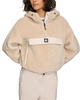 Women's 1/4-Zip Sherpa Pullover Hoodie 