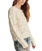 Women's Bobble Mixed-Stitch Crewneck Sweater