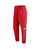 Men's Red Wisconsin Badgers Chop Block Fleece Sweatpants