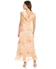 Petite Short-Sleeve Chiffon Maxi Dress