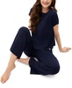 GapBody Women's Ribbed Short-Sleeve Pajama Top