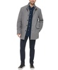 Men's Wool Twill Stand Collar Topper with Nylon Bib Coat