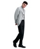 Men's Slim-Fit Shadow Check Dress Pants