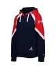 Women's Navy, Red Atlanta Braves Hail Mary Full-Zip Hoodie