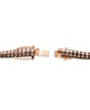 Chocolate Diamond & Nude Diamond Double Row Tennis Bracelet (3-1/2 ct. t.w.) in 14k Rose Gold