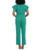 Women's Batwing V-Neck Side-Pocket Jumpsuit