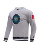 Men's Heather Gray Jacksonville Jaguars Crest Emblem Pullover Sweatshirt