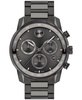 Men's Bold Verso Gunmetal Ionic Plated Steel Bracelet Watch 44mm