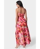 Women's Printed Ruffle Wrap Dress