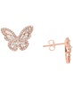 EFFY® Diamond Butterfly Stud Earrings (5/8 ct. t.w.) in 14k Rose Gold