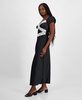 Women's Contrast-Lace Maxi Dress, Exclusively at Macy's