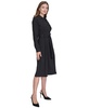 Women's Button-Front Flared Trench Dress