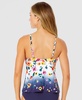 Women's Dip-Dyed Floral Tankini Top