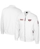 Men's Virginia Tech Hokies White Rabbit Full-Zip Bomber Jacket