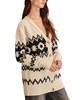 Women's Cotton Southwest Cocoon Cardigan Sweater