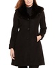 Petite Faux-Fur-Collar Coat