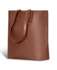 Onyx Collection Leather Vertical Tote