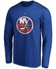 Men's Mathew Barzal Royal New York Islanders Authentic Stack Name and Number Long Sleeve T-shirt