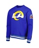 Men's Royal Los Angeles Rams Mash Up Pullover Sweatshirt