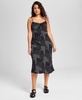 Women's Printed Sleeveless Midi Dress