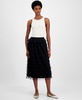 Women's Tulle Ruffle Midi Skirt, Exclusively at Macy's