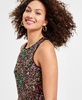 Women's Sequin High-Neck Sleeveless Top, Created for Macy's