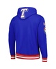 Men's Royal Texas Rangers Mash Up Logo Pullover Hoodie