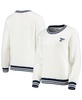 Women's Cream and Navy St. Louis Blues Granite Sherpa Pullover Sweatshirt