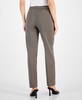 Women's Houndstooth Mid-Rise Straight-Leg Ankle Pants, Created for Macy's 