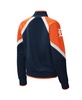 Women's Navy Detroit Tigers Touchdown Raglan Full-Zip Track Jacket