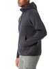 Men's Regular-Fit Mixed-Media 1/4-Snap Hoodie 