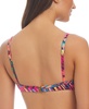 Women's Printed Twisted Underwire Bikini Top